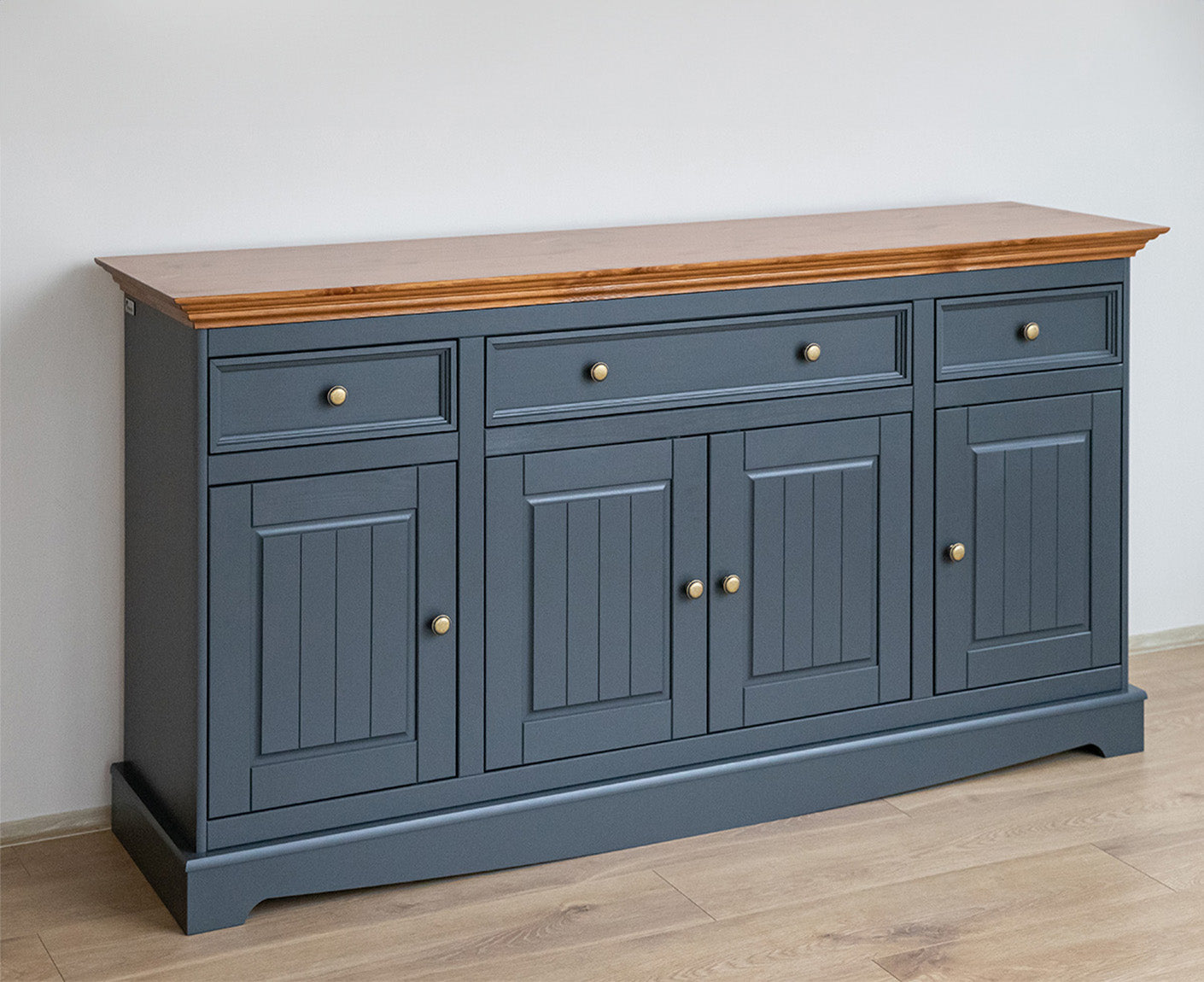 Belluno Elegante Sideboard 167x85 cm Massivholz mit Doppeltür