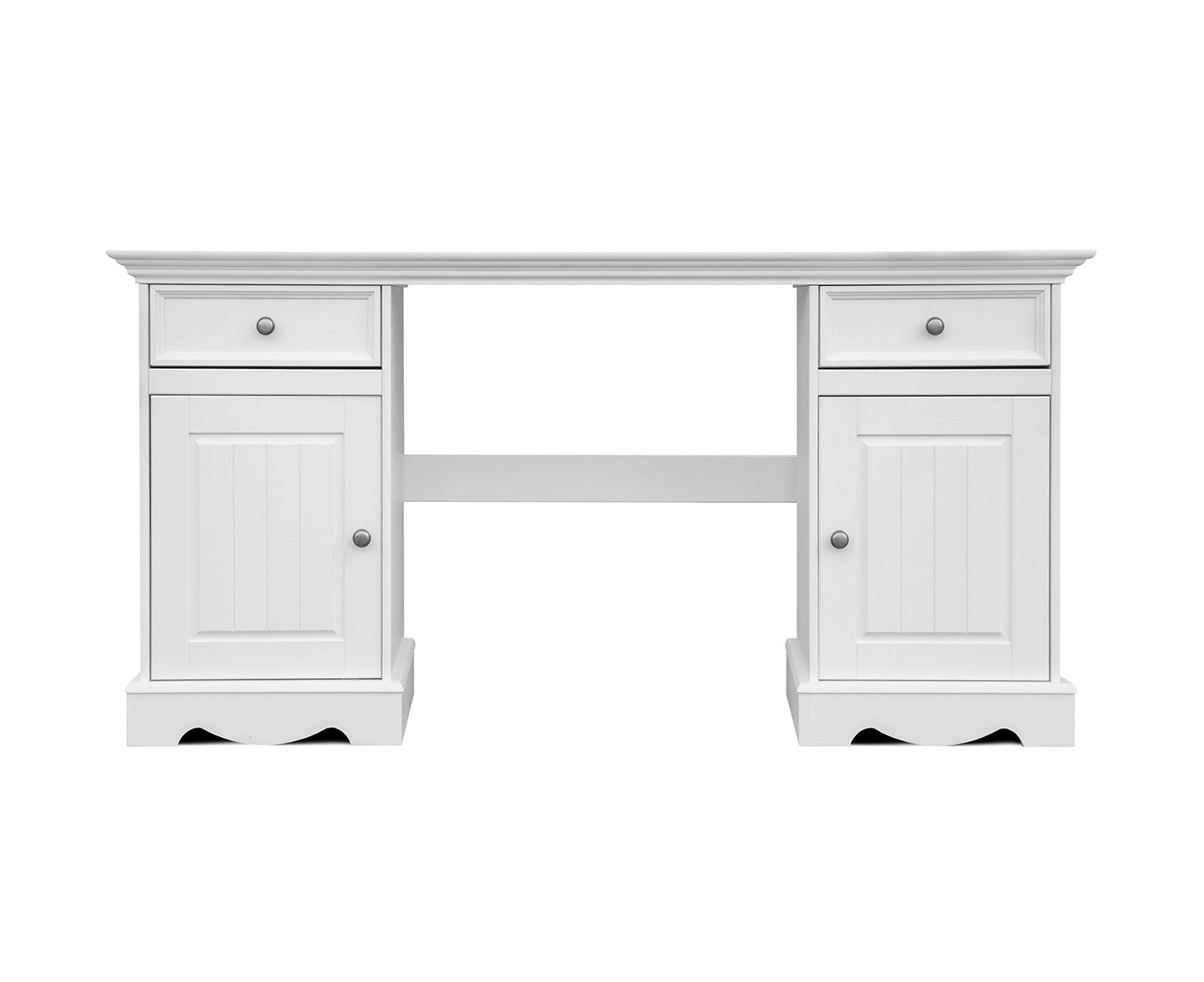 Belluno Elegante Schreibtisch 155x53 cm Massivholz