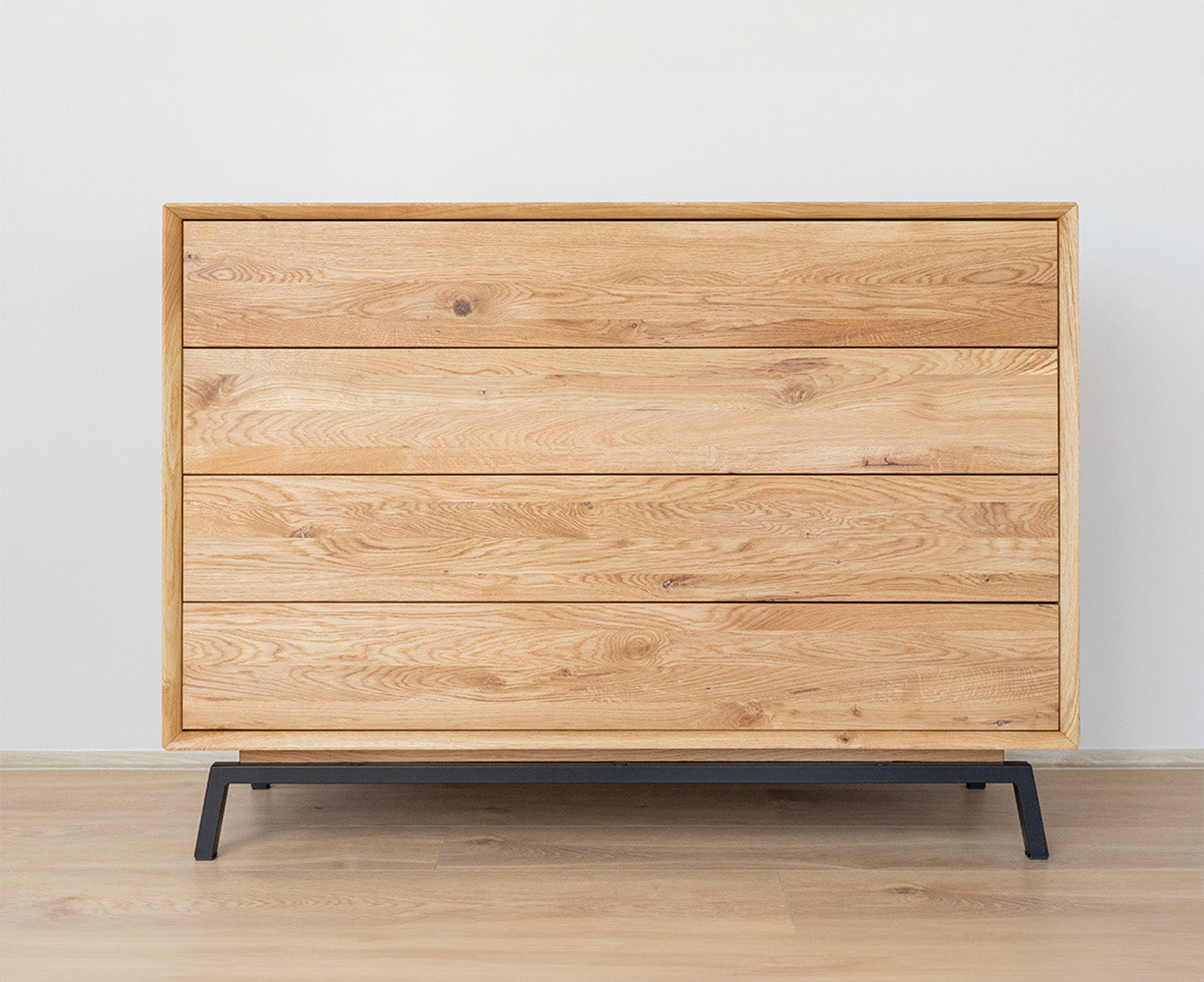 Modern Loft Kommode Massivholz Eiche geölt