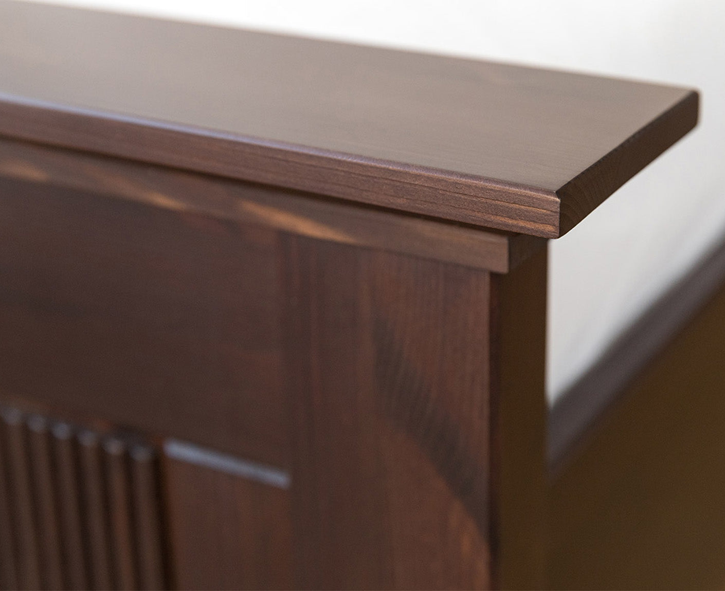 Rosella Doppelbett Massivholz Tabacco