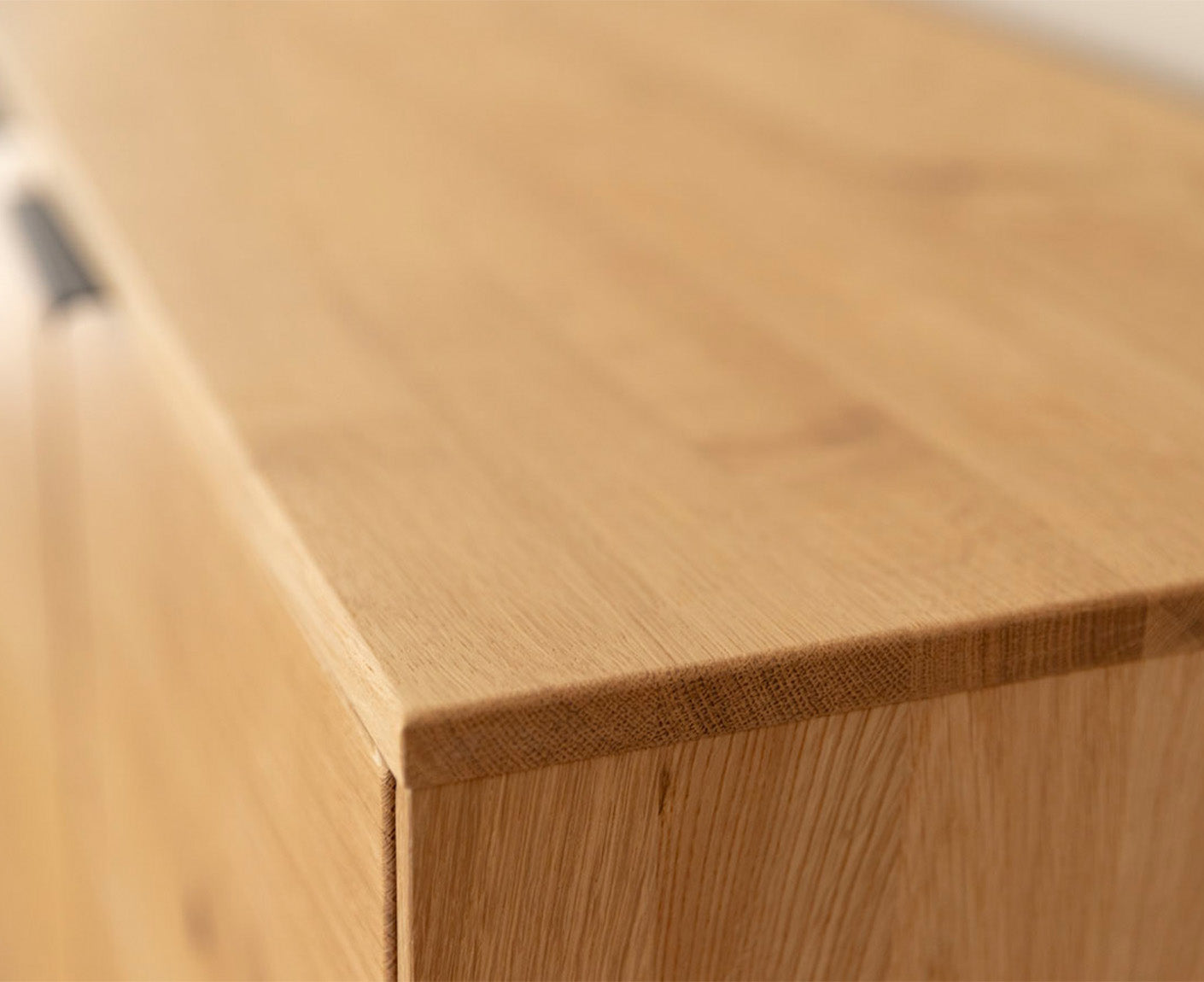Tirano Sideboard Natur Massivholz Eiche geölt, fertig montiert