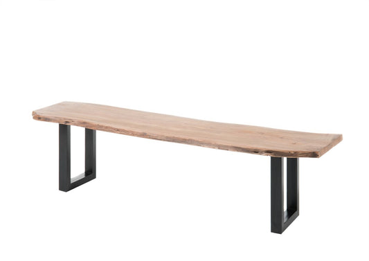 India Bank Massivholz Akazie 160 cm