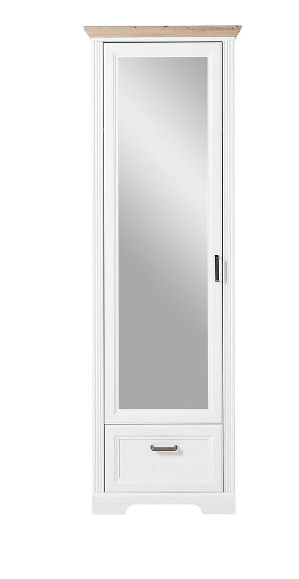 25168 JASMIN Garderobenschrank Pinie hell / Eiche