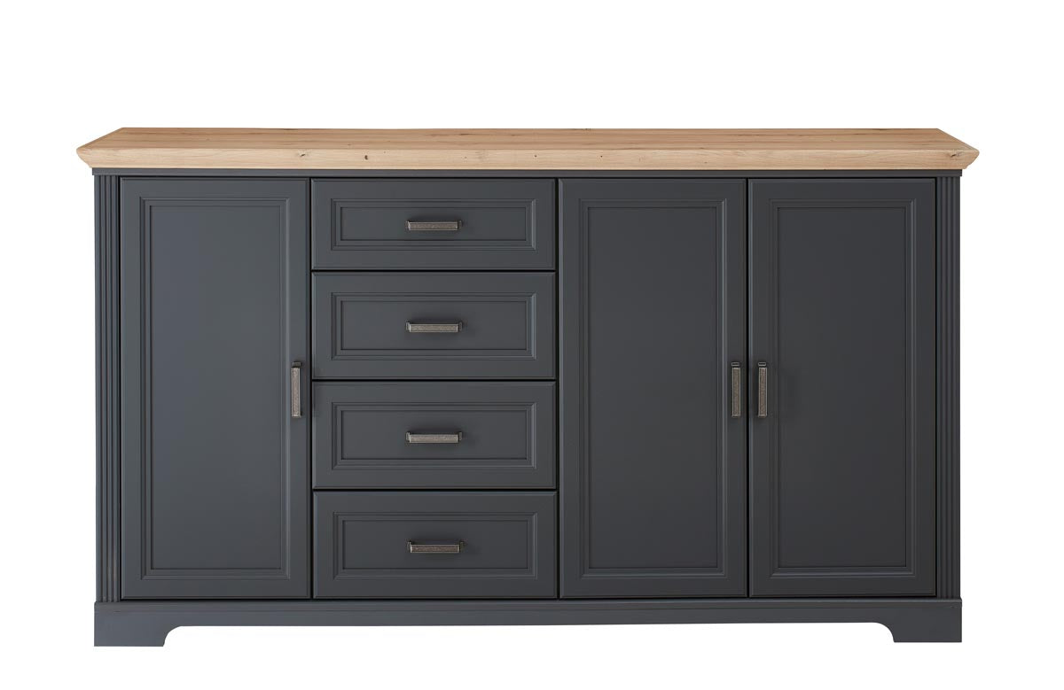 Jasmin Sideboard 182 cm Breite Graphit / Artisan Eiche