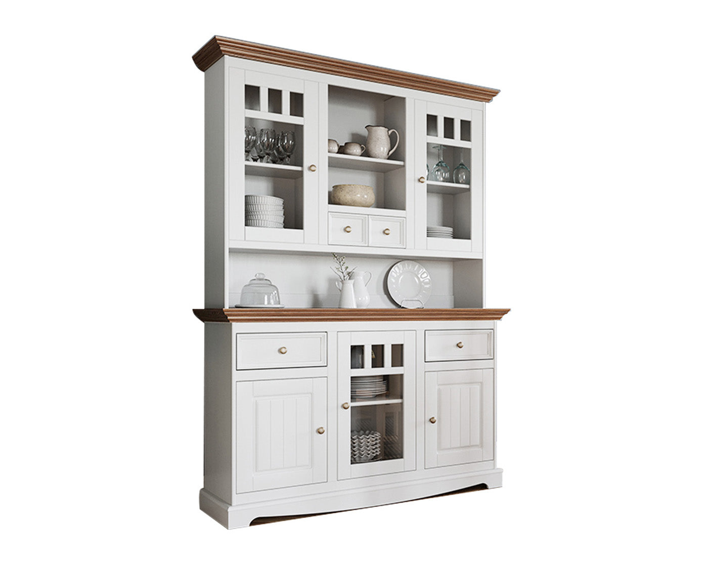 Belluno Elegante Küchenbuffet Massivholz