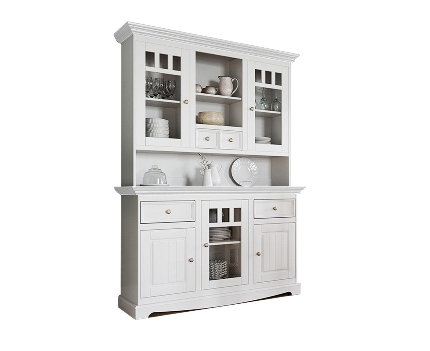 Belluno Elegante Küchenbuffet Massivholz