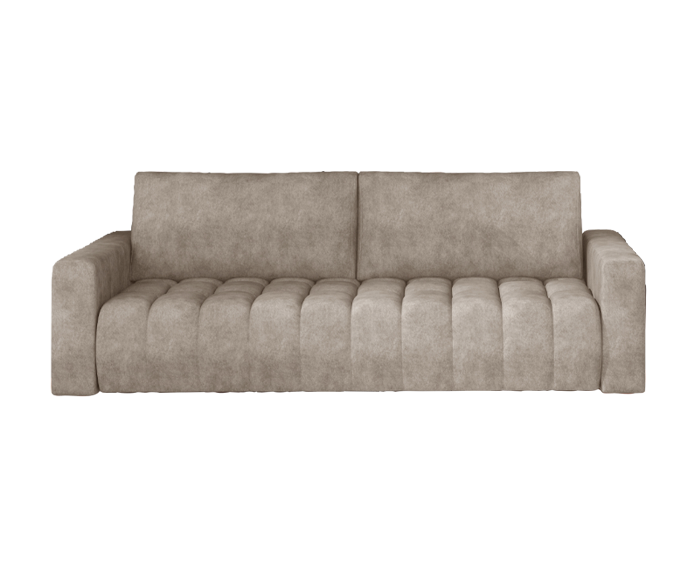 Lazaro Schlafsofa 202x97 cm Beige (Kunstleder)