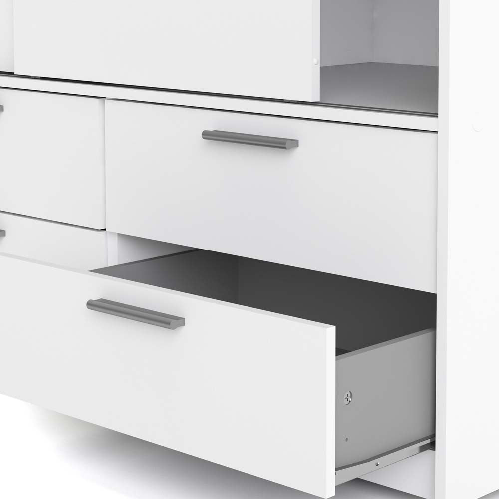 Line Kleiderschrank Weiß