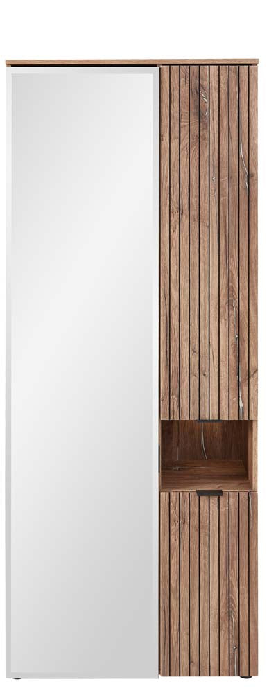Linea Garderobenschrank inkl. Beleuchtung Flagstaff Eiche