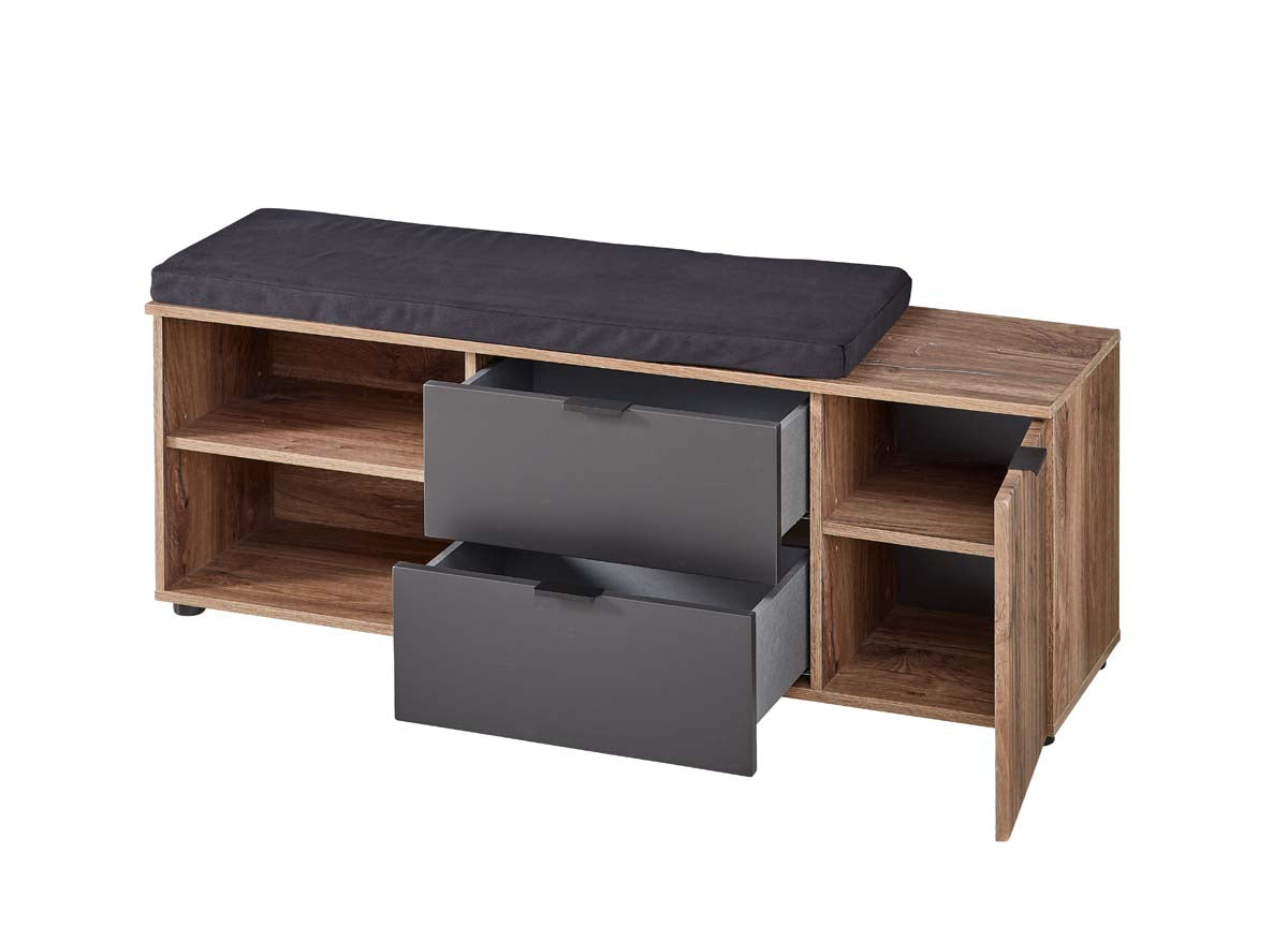 Linea Garderoben-Kombination 2 Flagstaff Eiche