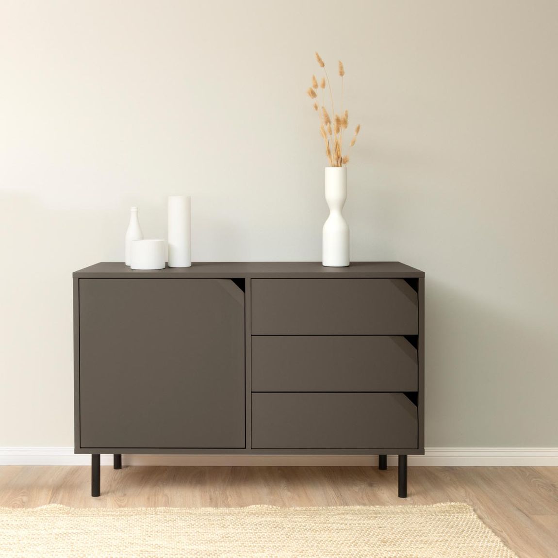 Tenzo Corner Sideboard 118 cm Braun