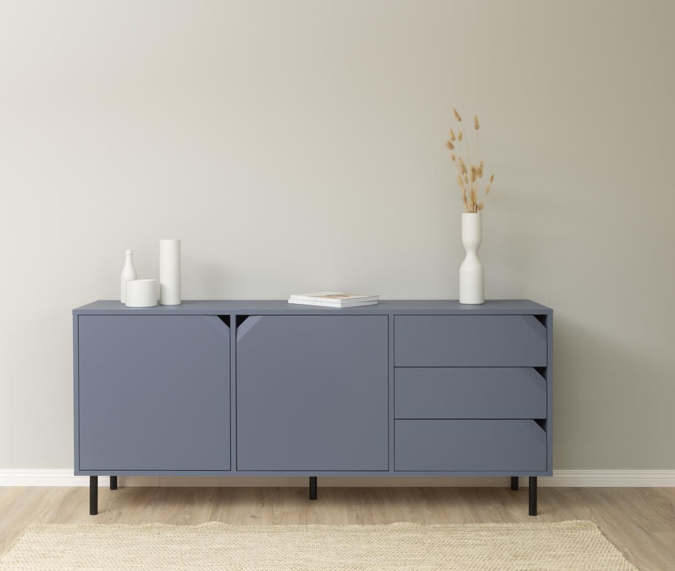 Tenzo Corner Sideboard 176 cm Blau