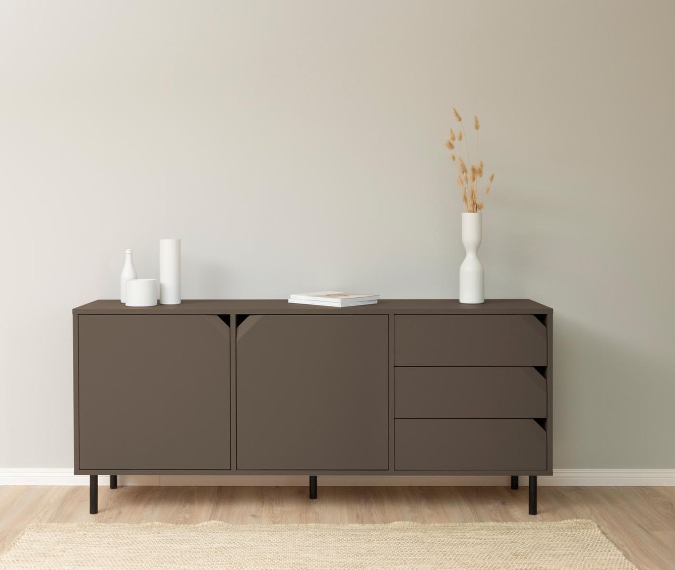 Tenzo Corner Sideboard 176 cm Braun