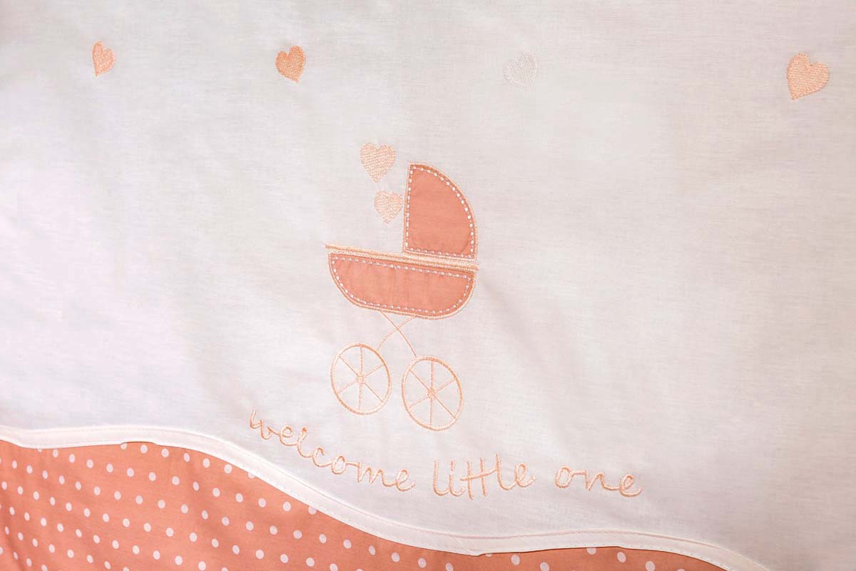 Cilek ROMANTIC Babyset 70x140cm Rosa / Weiß - Voelpe