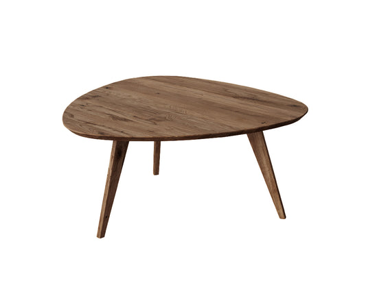 Orbetello Couchtisch Dreieckig 96x95 cm Massivholz, geölt