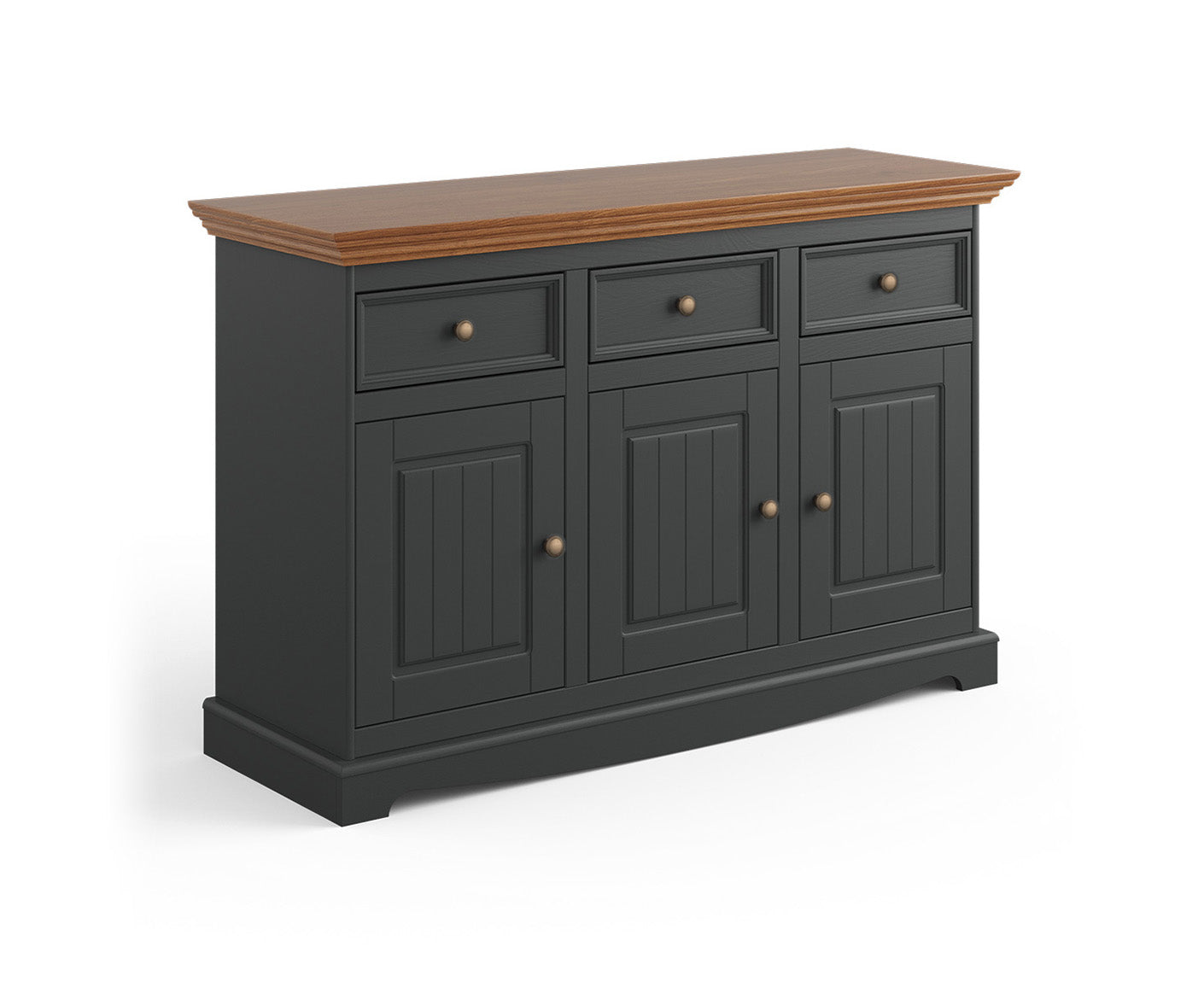 Belluno Elegante Sideboard 130x85 cm Massivholz