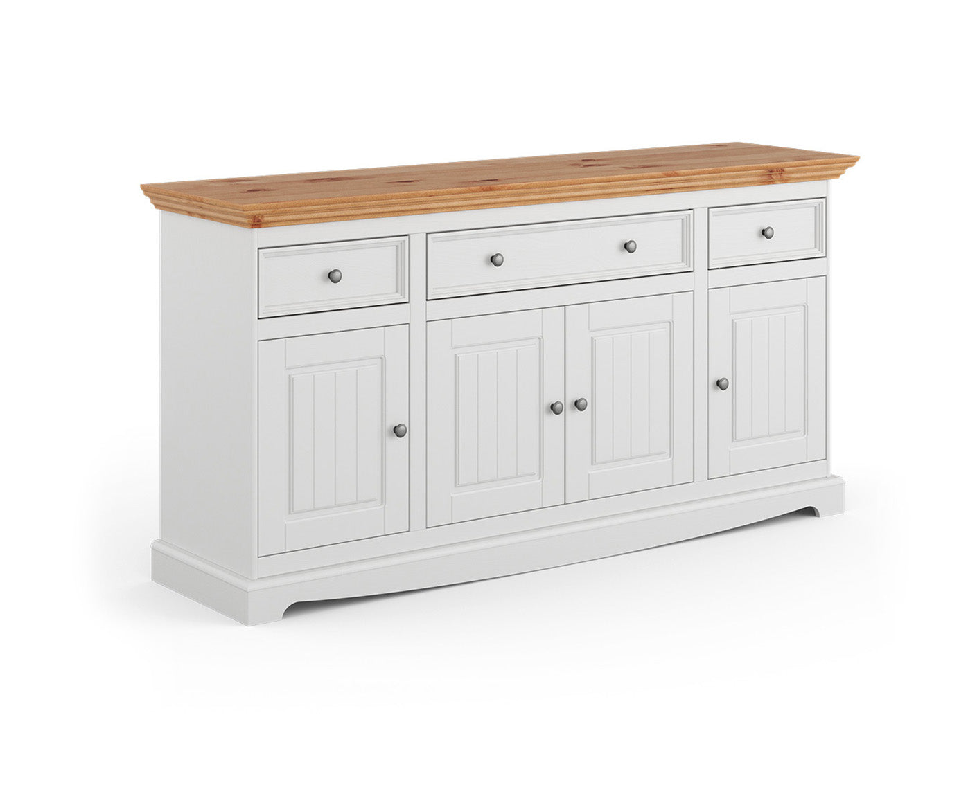Belluno Elegante Sideboard 167x85 cm Massivholz mit Doppeltür
