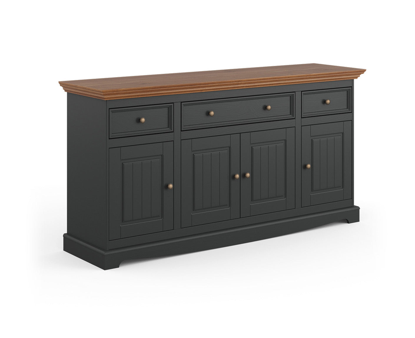 Belluno Elegante Sideboard 167x85 cm Massivholz mit Doppeltür
