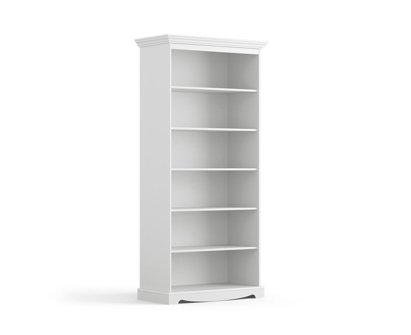 Belluno Elegante Bücherregal 90x190 cm Massivholz