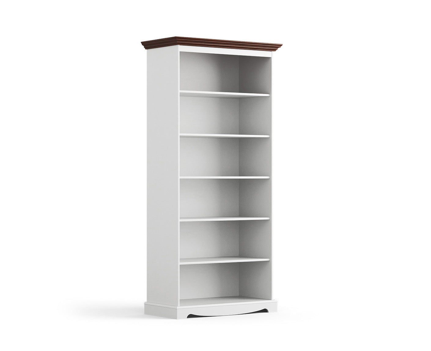Belluno Elegante Bücherregal 90x190 cm Massivholz
