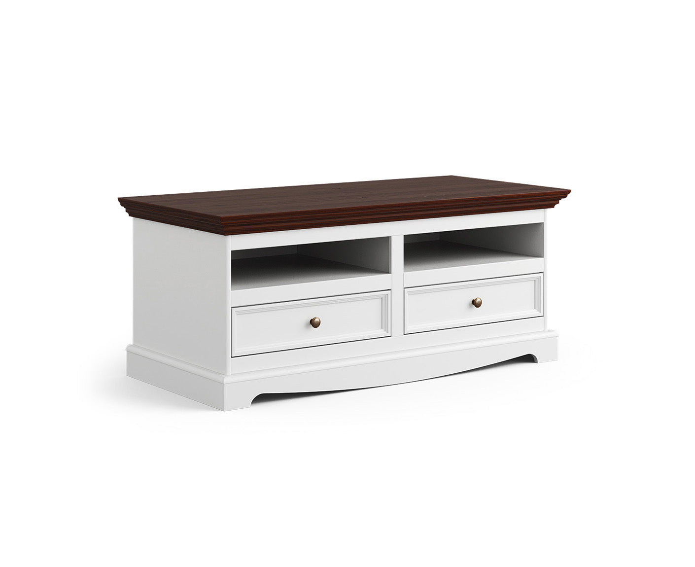 Belluno Elegante Lowboard 111x53 cm Massivholz