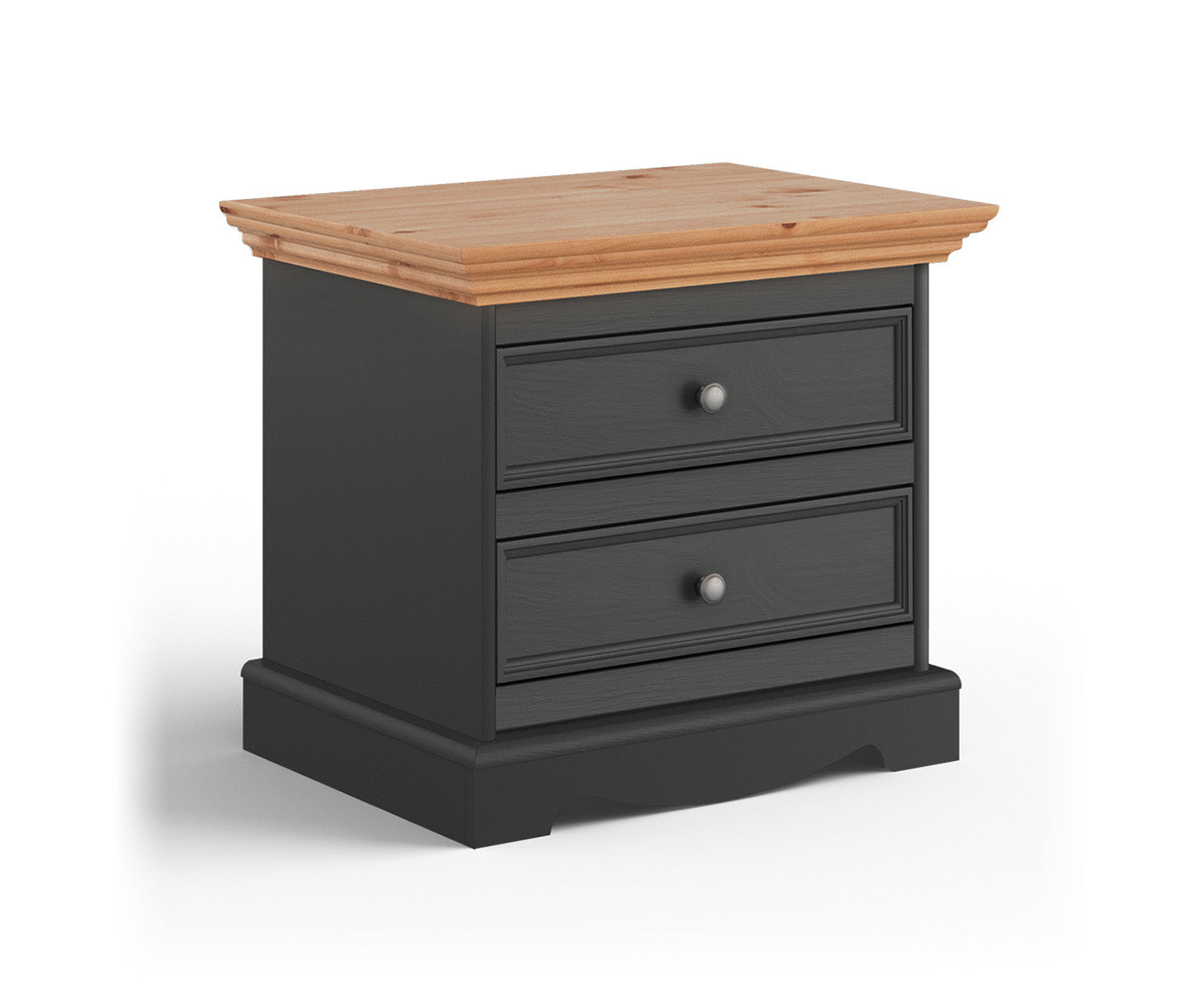 Belluno Elegante Nachtkommode Massivholz