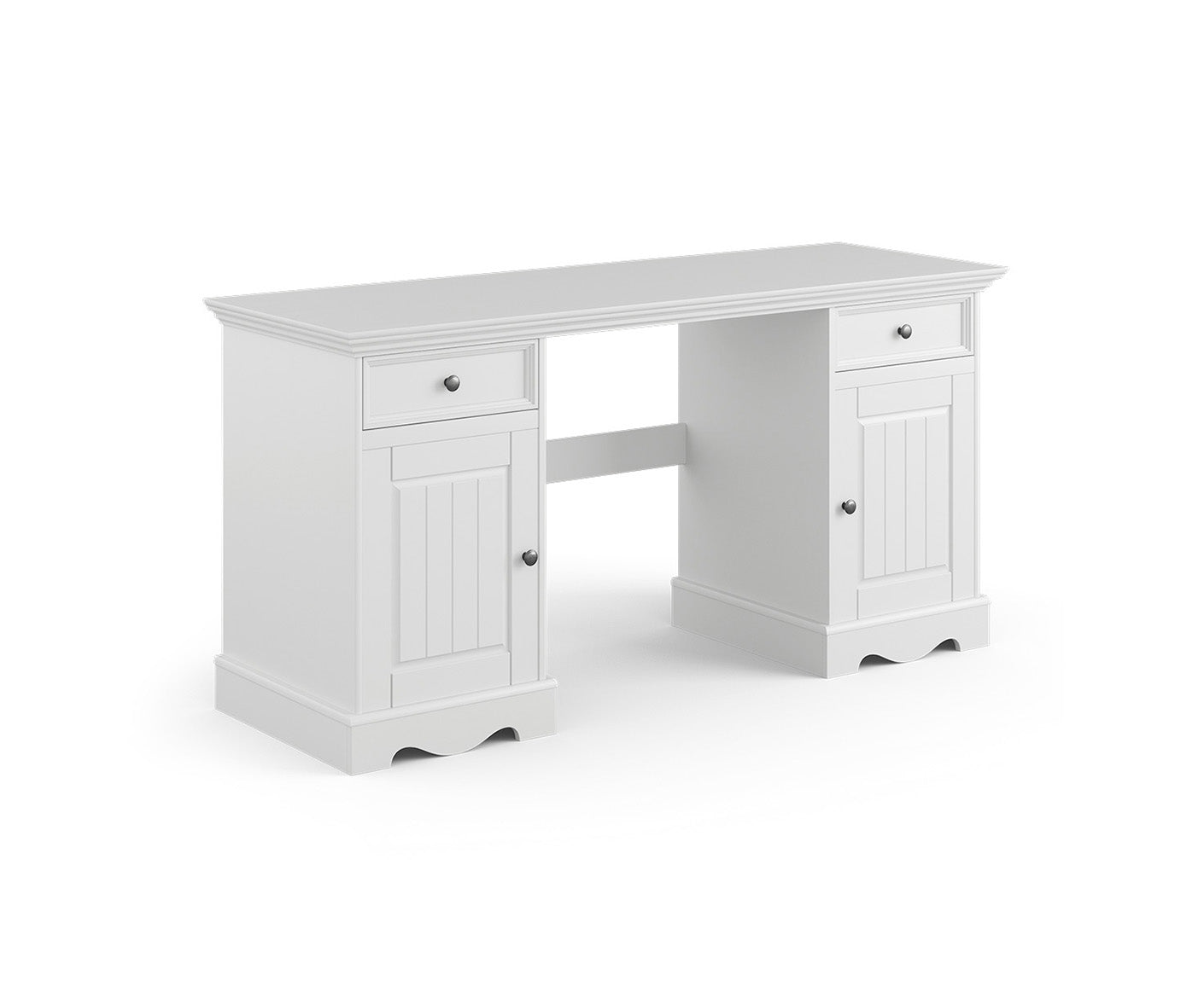 Belluno Elegante Schreibtisch 155x53 cm Massivholz