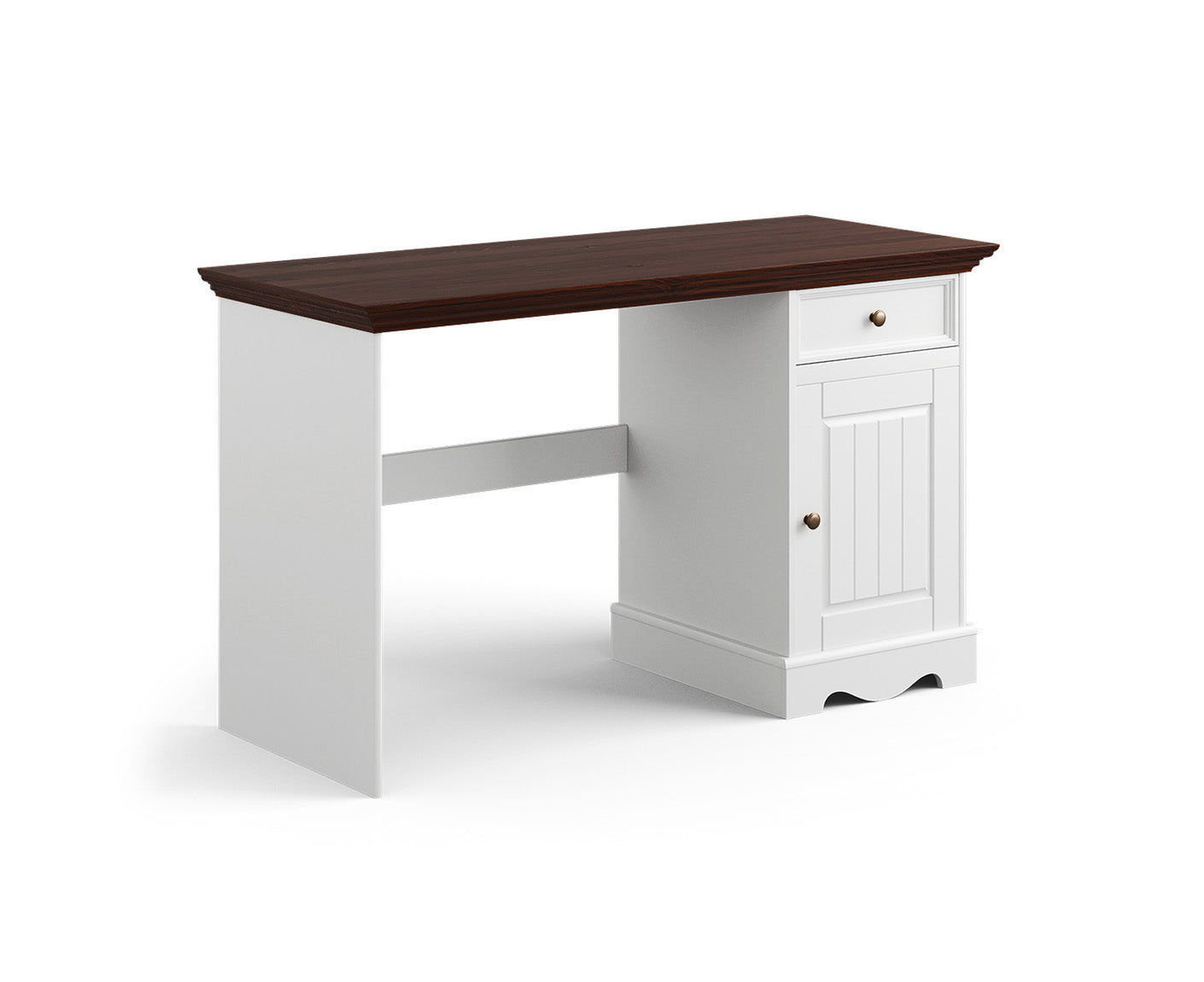 Belluno Elegante Schreibtisch 130x53 cm Massivholz
