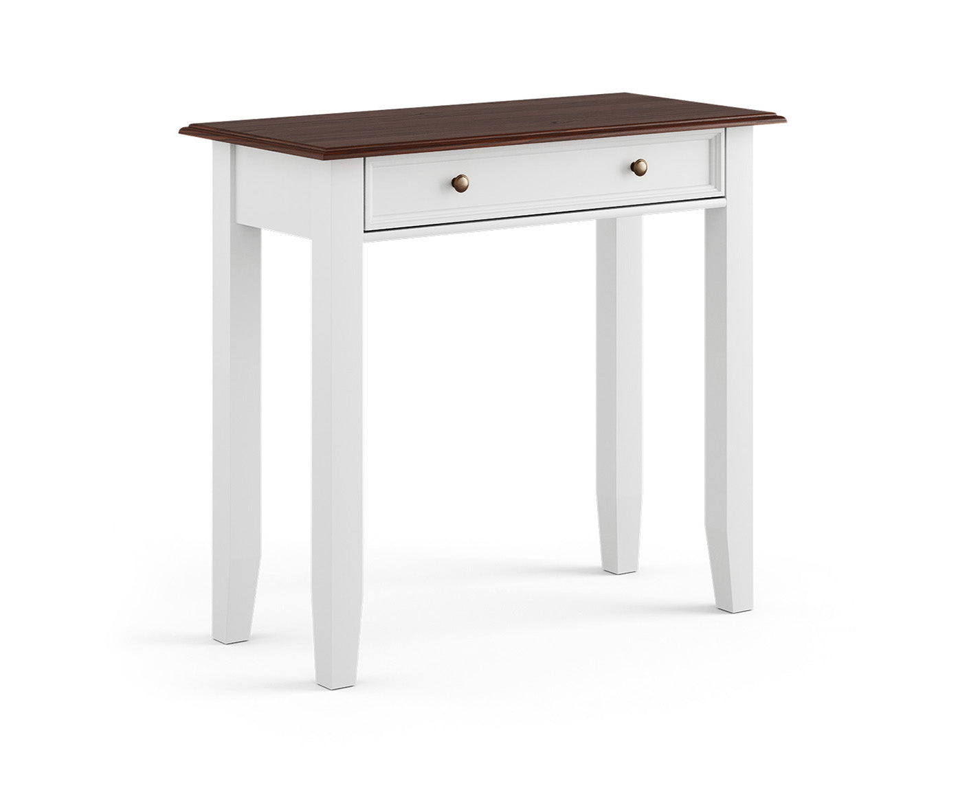 Belluno Elegante Schminktisch mit Schublade Massivholz