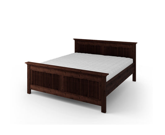 Rosella Doppelbett Massivholz Tabacco