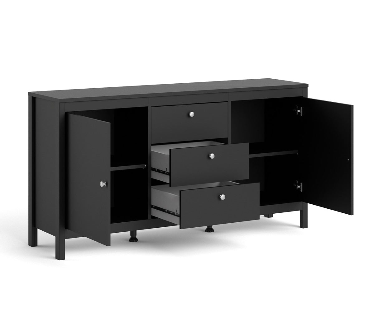 Madrid Sideboard Schwarz Matt