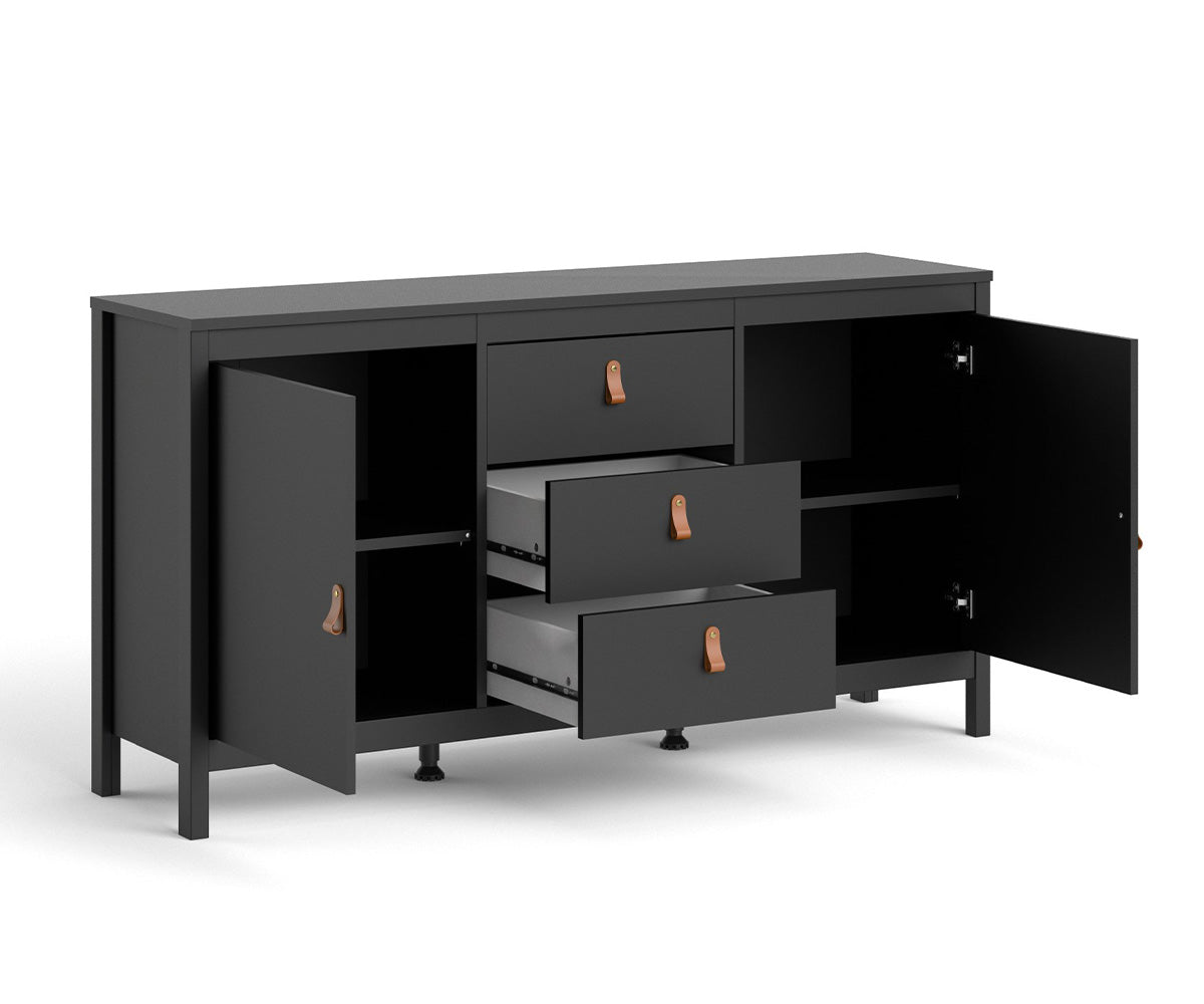 Madrid Sideboard Schwarz Matt