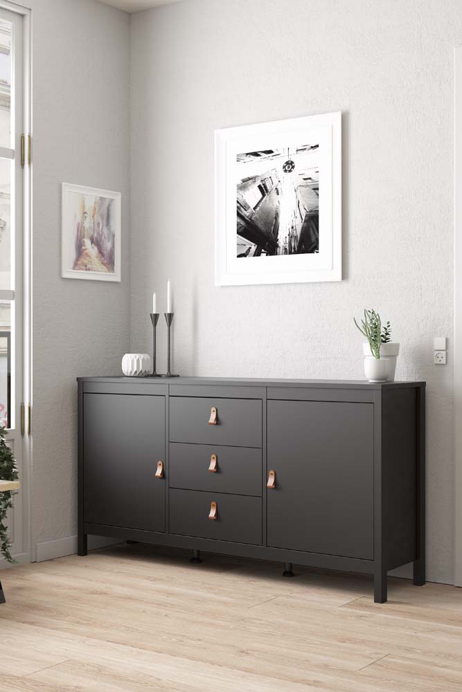 Madrid Sideboard Schwarz Matt