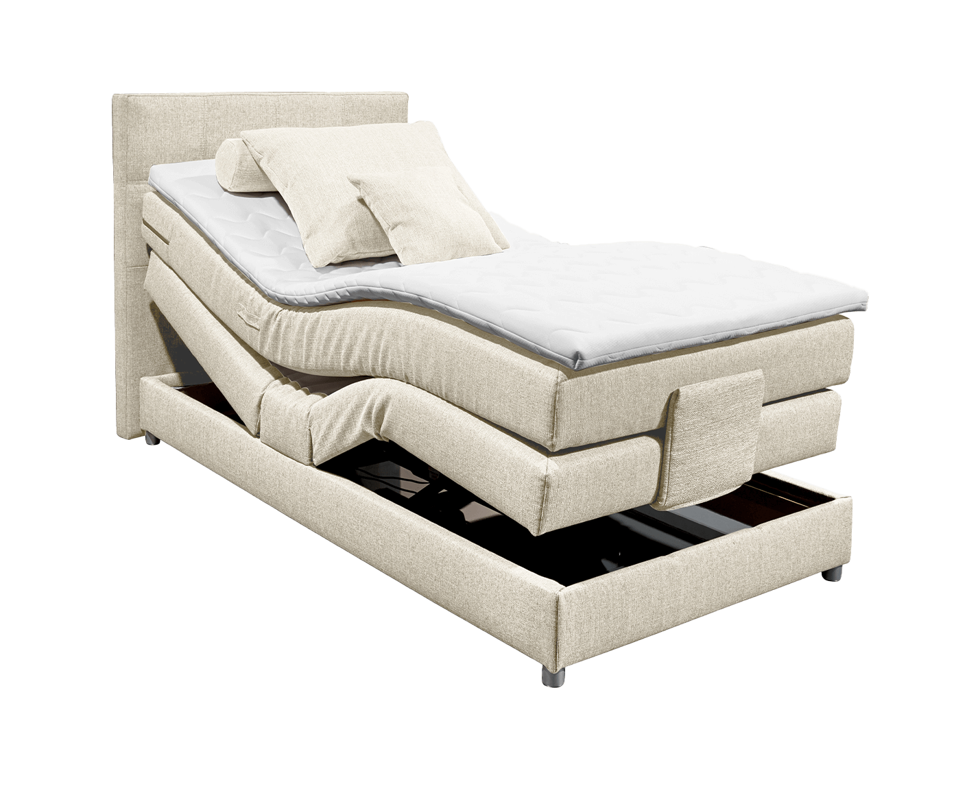 Manolo Boxspringbett mit Motor 100x200 cm