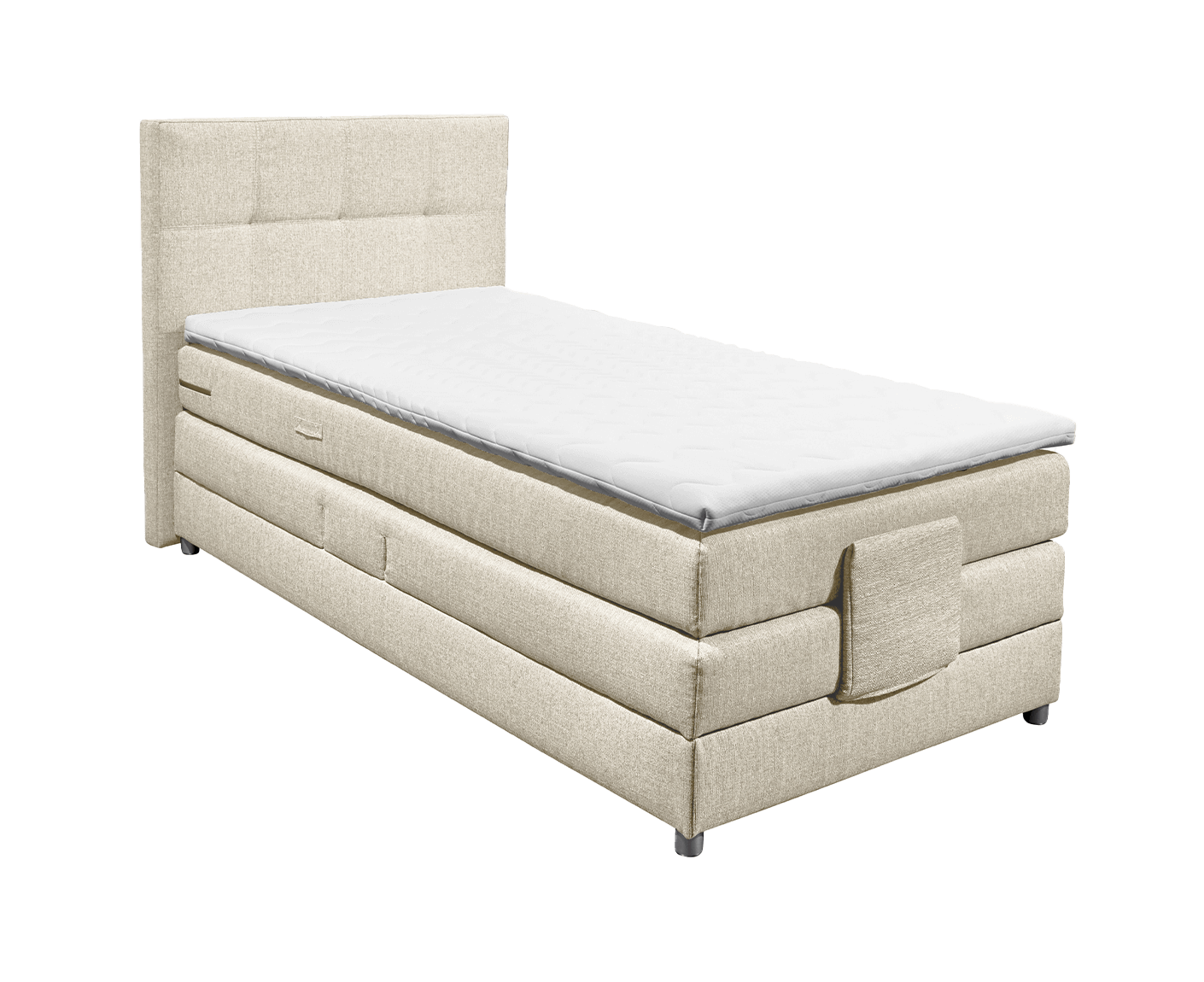 Manolo Boxspringbett mit Motor 100x200 cm - Voelpe