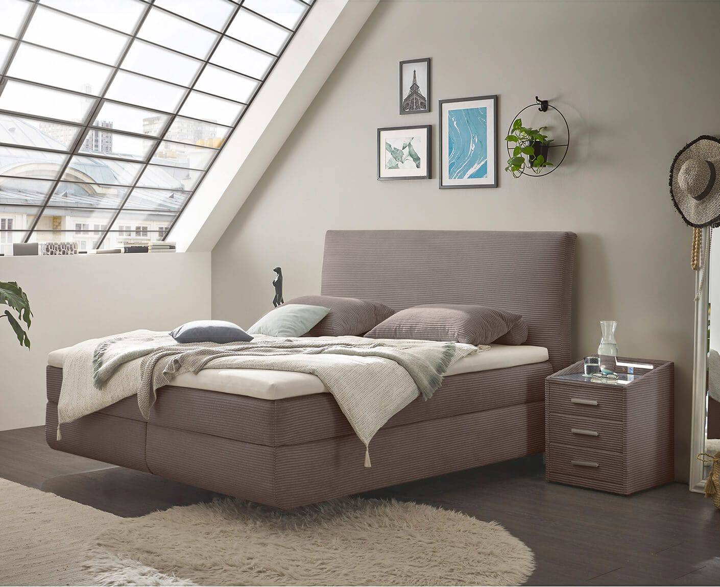 Marbella Boxspringbett 180x200 cm - Voelpe