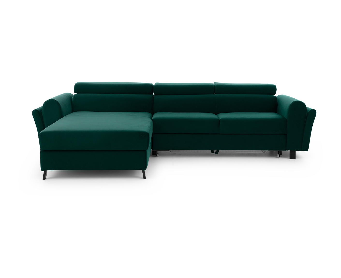 Mariall Ecksofa 300 x 190 cm Burgund (Samt - Matt)