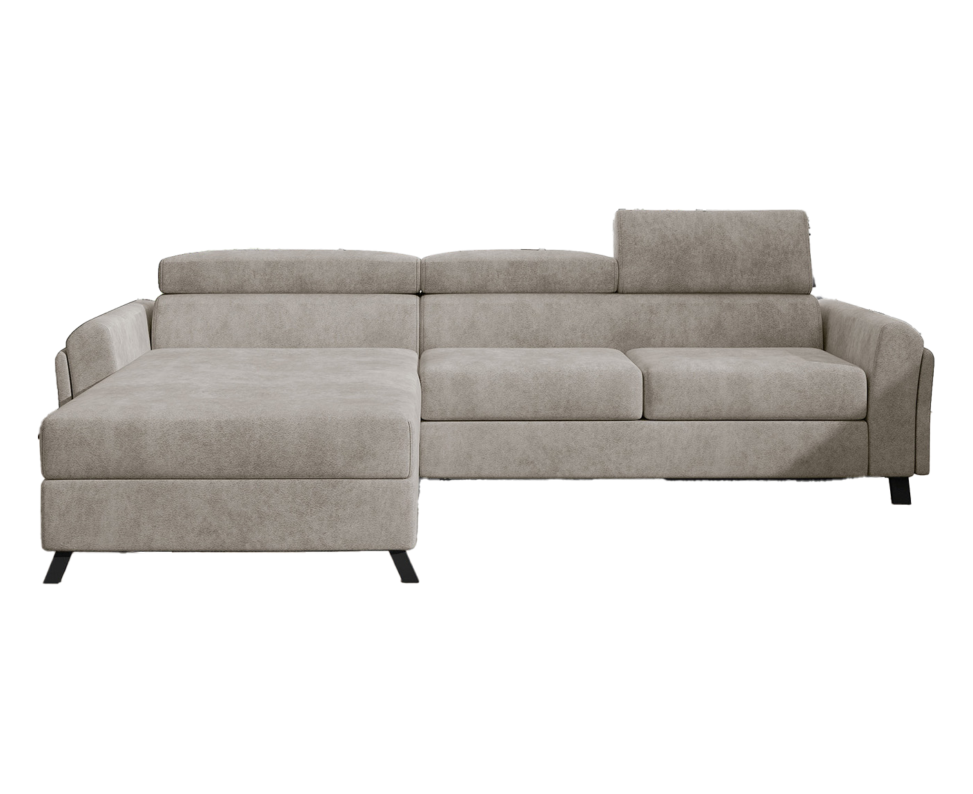 Mariall Ecksofa 300 x 190 cm Beige (Kunstleder)