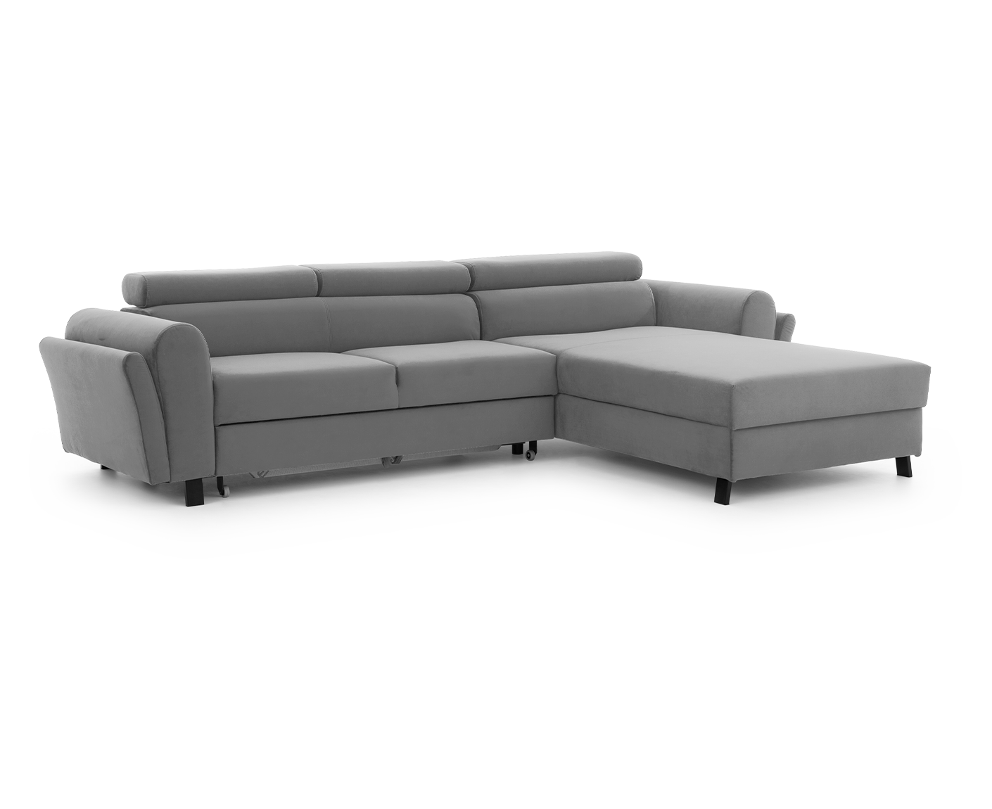 Mariall Ecksofa 300 x 190 cm Burgund (Samt - Matt)