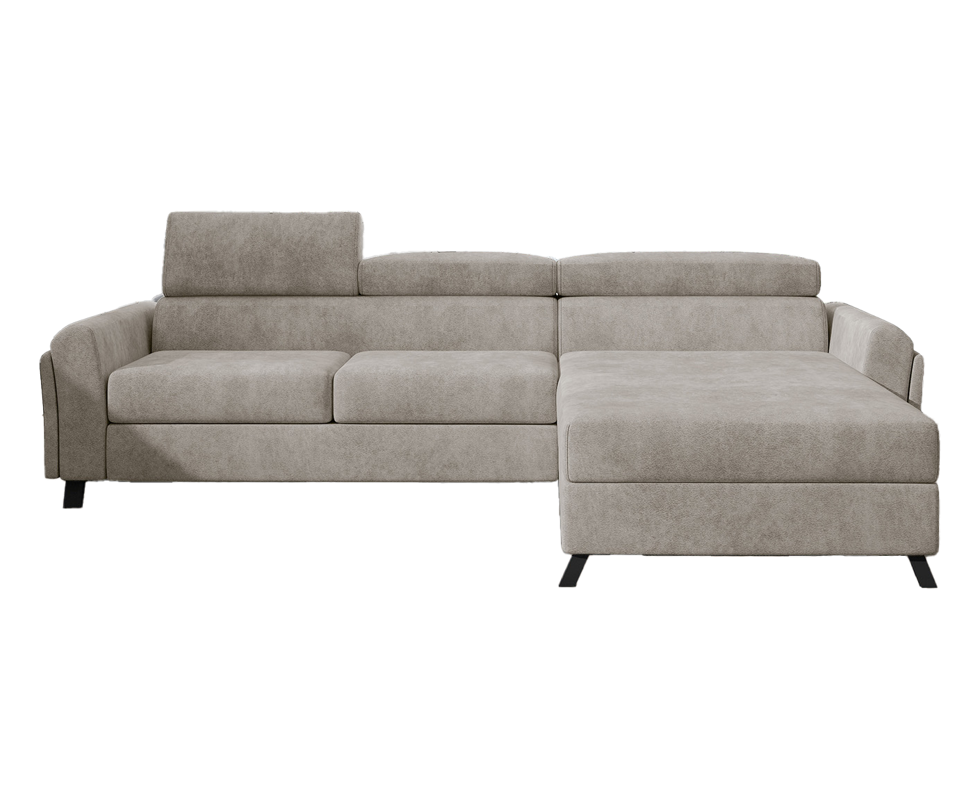 Mariall Ecksofa 300 x 190 cm Beige (Kunstleder)