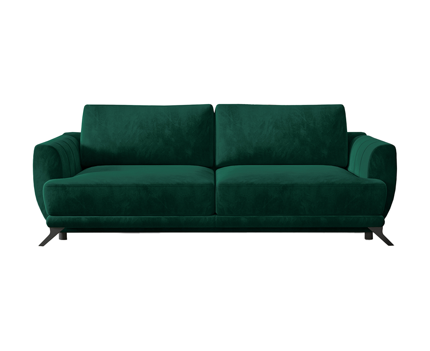 Megis Schlafsofa 250x95 cm Blau (Webstoff)