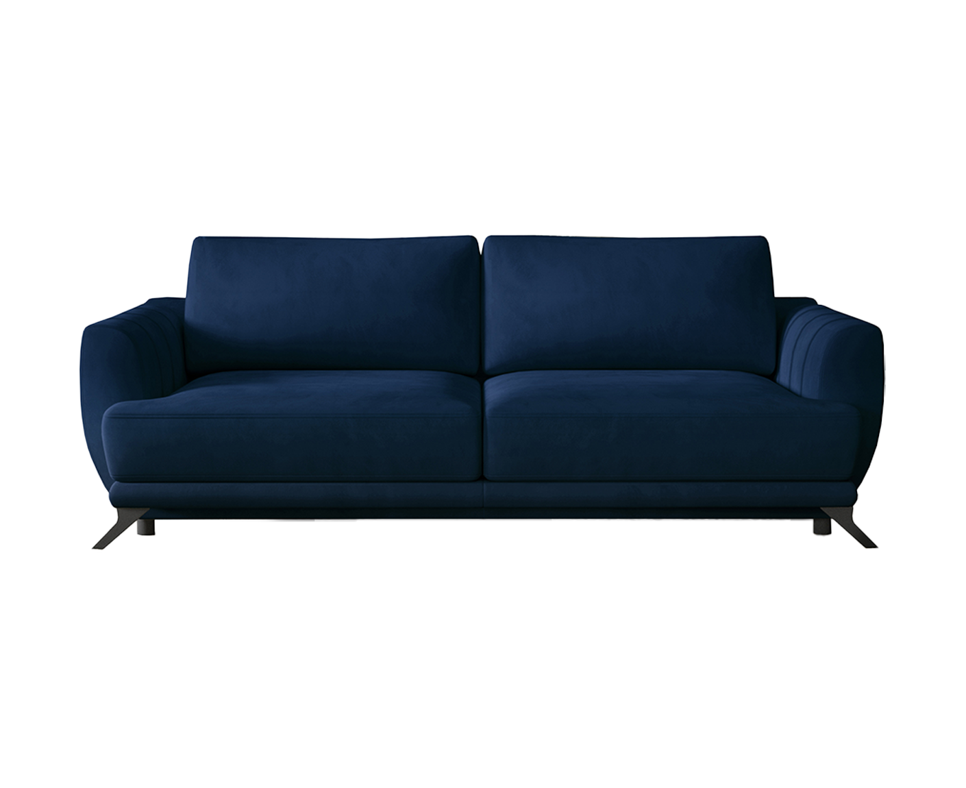 Megis Schlafsofa 250x95 cm Dunkelgrün (Samt)