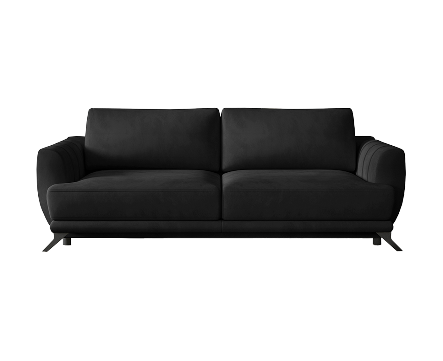 Megis Schlafsofa 250x95 cm Dunkelgrün (Samt)