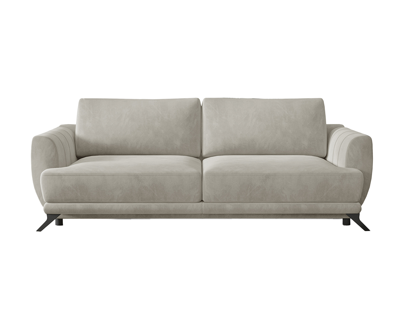 Megis Schlafsofa 250x95 cm Blau (Webstoff)