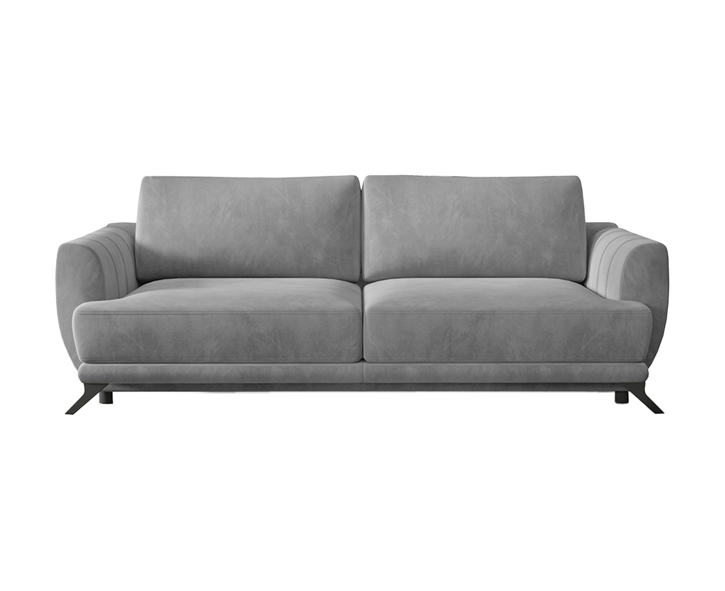 Megis Schlafsofa 250x95 cm Blau (Webstoff)