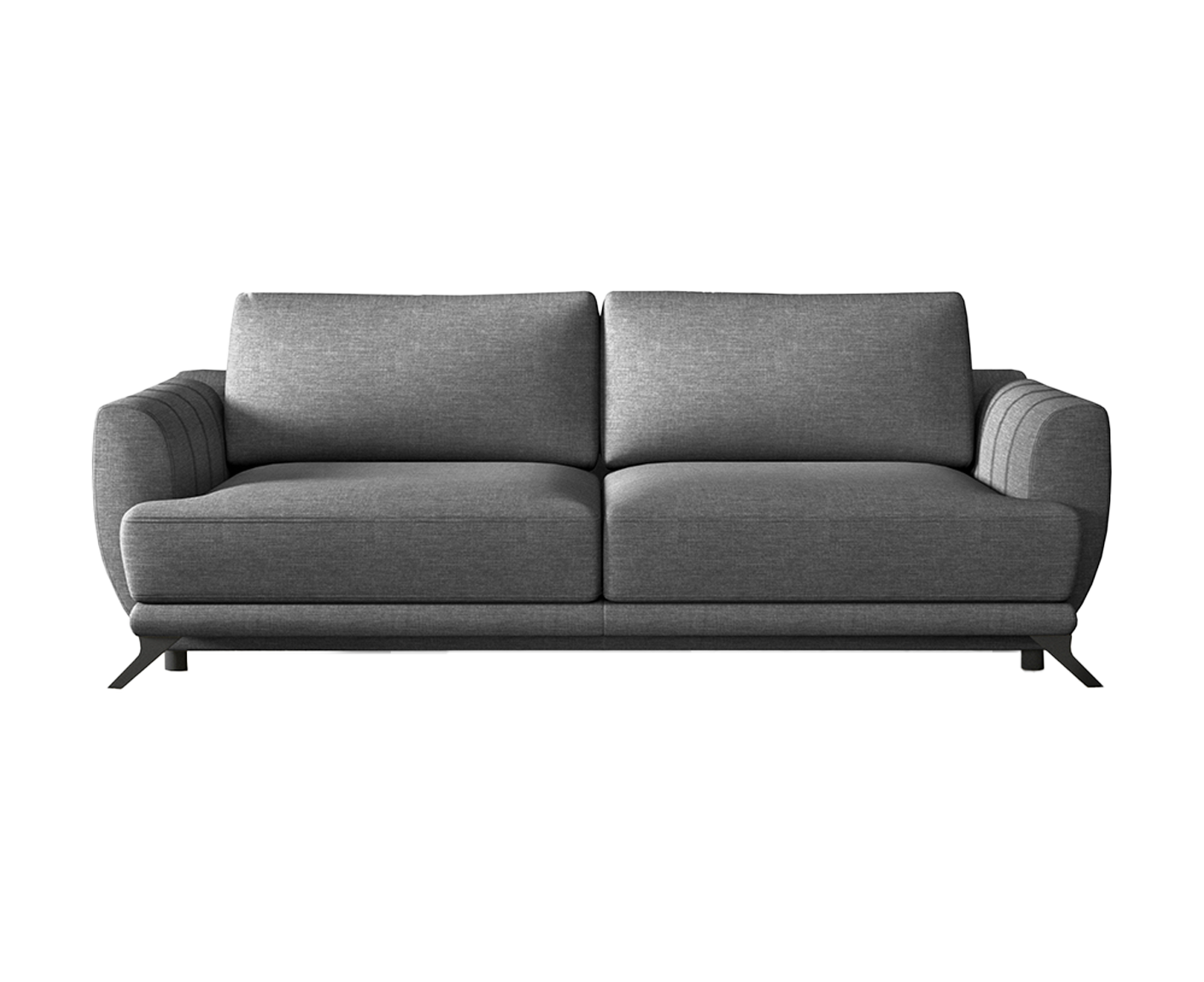 Megis Schlafsofa 250x95 cm Blau (Webstoff)