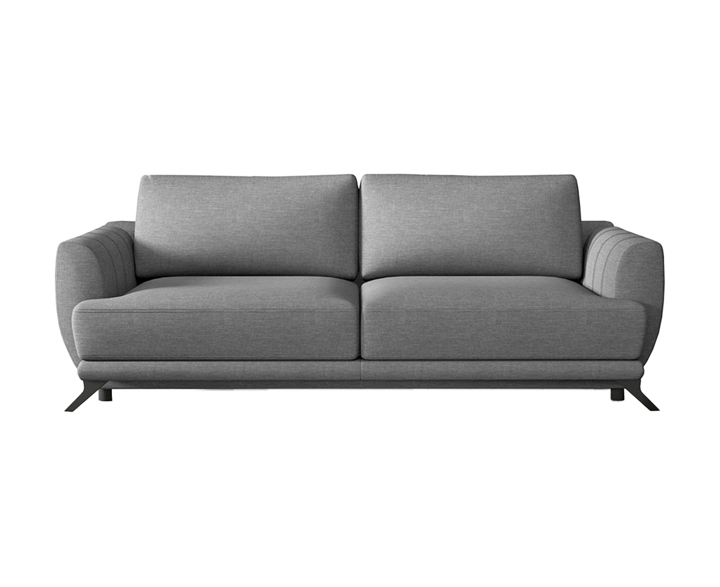 Megis Schlafsofa 250x95 cm Blau (Webstoff)