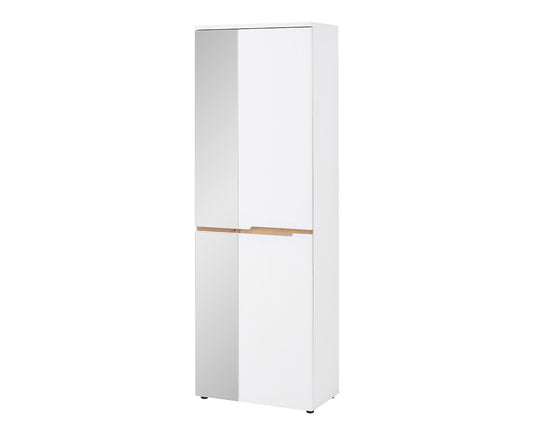 Memphis Garderobenschrank 65x192 cm Weiß supermatt