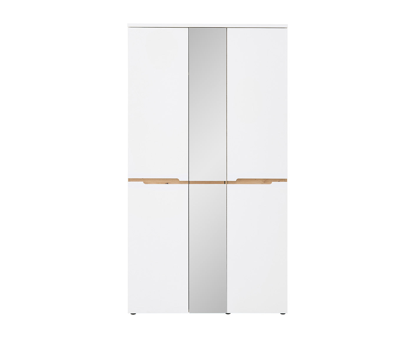 Memphis Garderobenschrank 105x192 cm Weiß supermatt