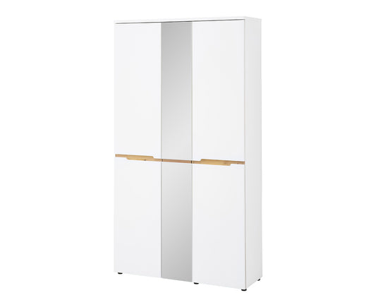 Memphis Garderobenschrank 105x192 cm Weiß supermatt
